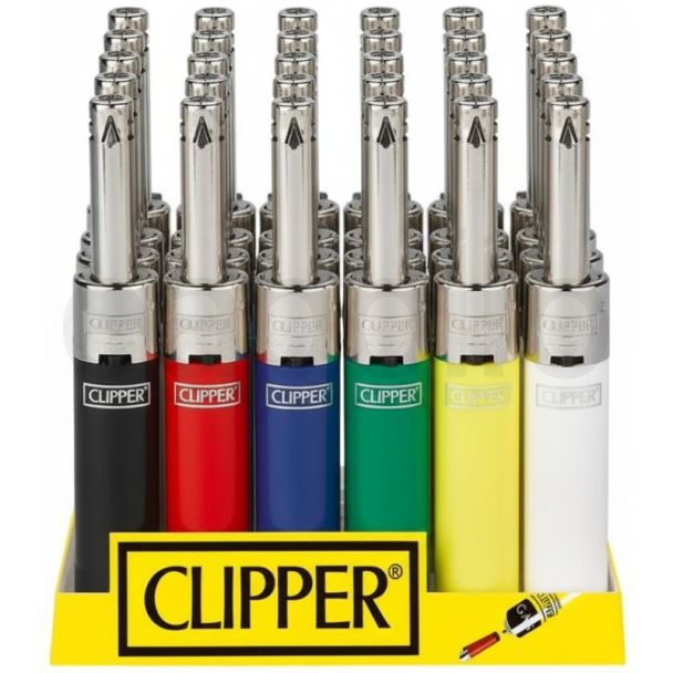 CLIPPER LIGHTERS - PLAIN COLOUR TUBE CLIPPERS