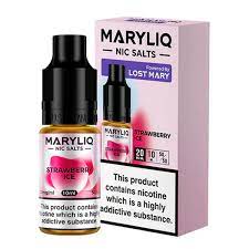 MARYLIQ 20mg NIC SALTS BY ELF BAR / LOST MARY - 10ml NICOTINE SALT E-LIQUIDS - CHOOSE FLAVOUR