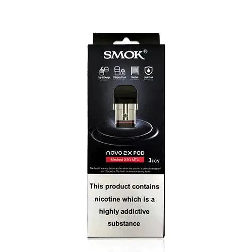SMOK NOVO 2X REPLACEMENT PODS - 0.8ohm MTL