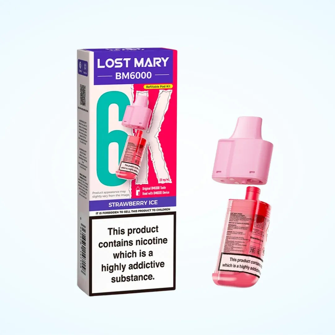 LOST MARY BM6000 PODS - FOR USE WITH THE 6K LOST MARY DEVICES