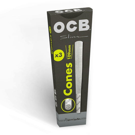 OCB KINGSIZE SLIM CONES - 3 PER PACK