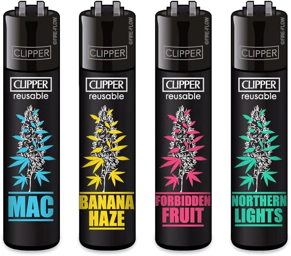 WHOLESALE CLIPPER LIGHTERS - FULL TRAYS OF 48 OR 40 CLIPPERS - RARE BULK - LOADS OF DIFFERENT DESIGNS