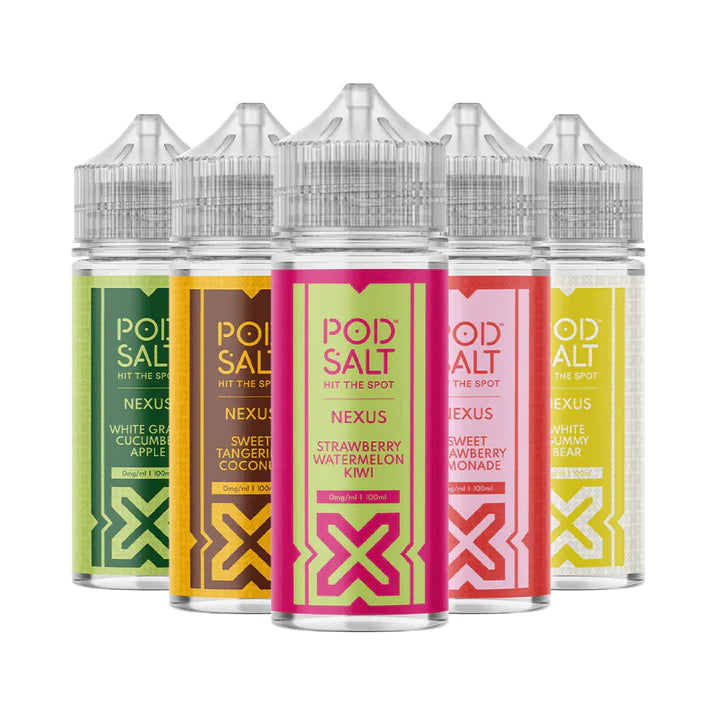 NEXUS 100ml SHORTFILL E-LIQUIDS BY PODSALT