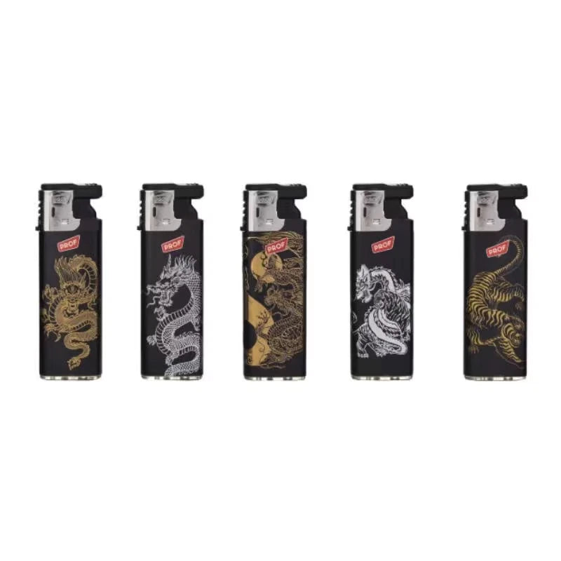 JAPANESE DRAGONS & TIGERS JET FLAME WINDPROOF LIGHTERS