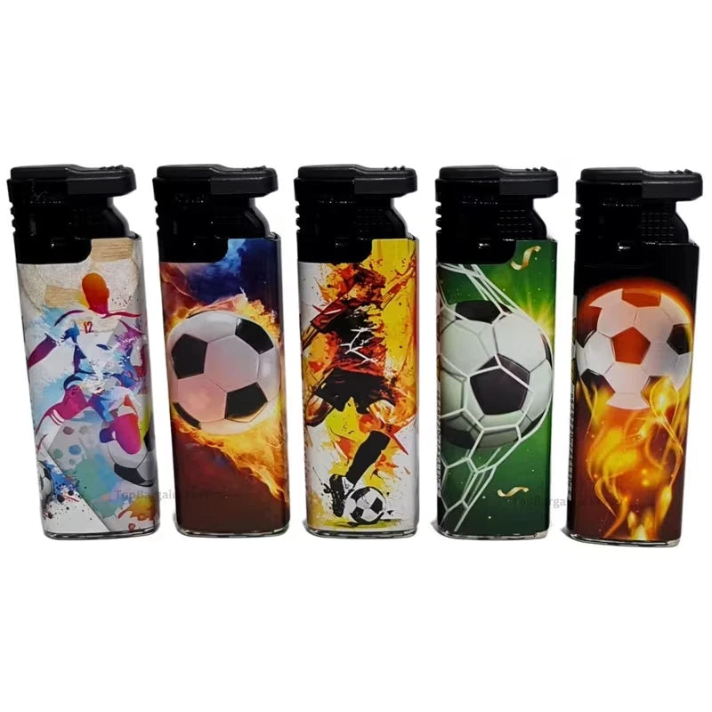 FOOTBALL THEMED - JET FLAME WINDPROOF LIGHTERS