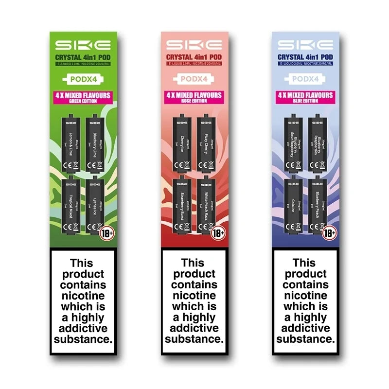SKE CRYSTAL 4 in 1 SPARE REPLACEMENT PODS