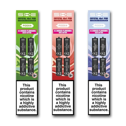 SKE CRYSTAL 4 in 1 SPARE REPLACEMENT PODS