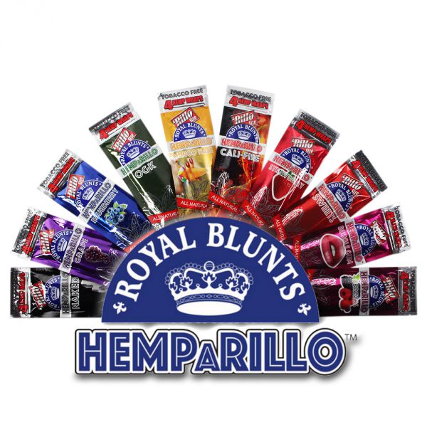 HEMPARILLO ROYAL BLUNTS - RILLO SIZE - 4 WRAPS PER PACK