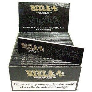 RIZLA BLACK KINGSIZE SLIM ROLLING PAPERS