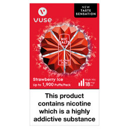 VUSE PODS - STRAWBERRY ICE NIC SALTS - 2 x EPOD PODS