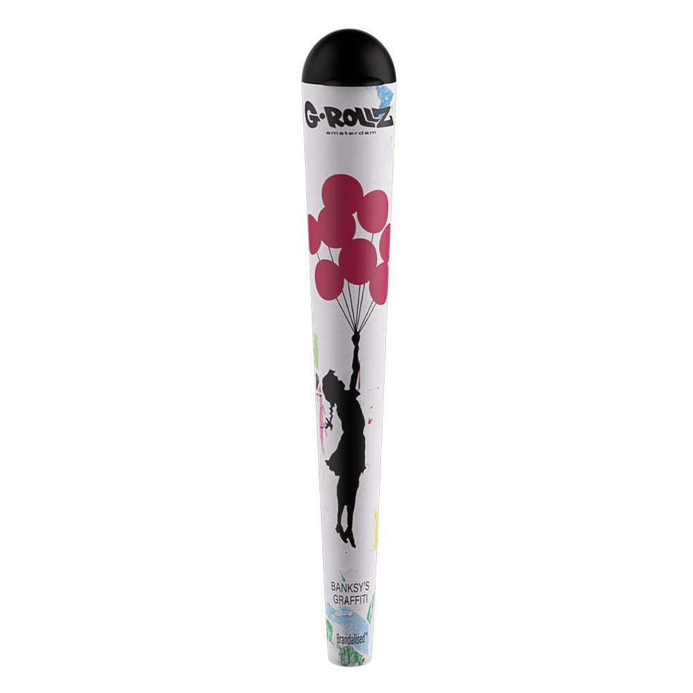 BANKSYS GRAFFITI KINGSIZE JOINT HOLDER "BALLOON GIRL" G-ROLLZ