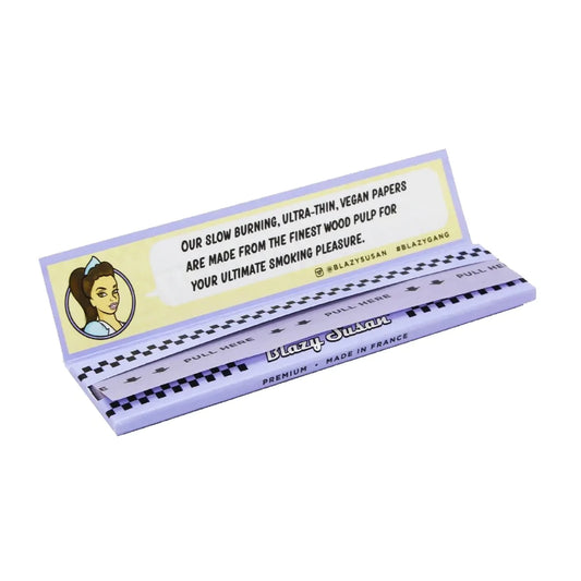 BLAZY SUSAN KINGSIZE SLIM PURPLE ROLLING PAPERS