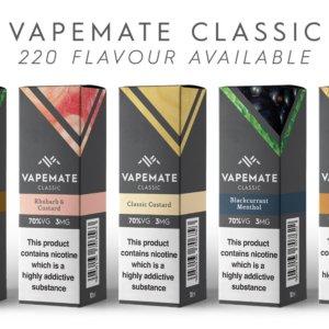 VAPE MATE CLASSIC - RHUBARB & CUSTARD 70VG/30PG