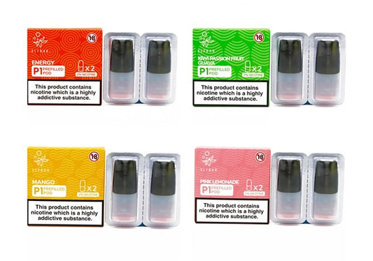 ELFBAR MATE 500 P1 PRE-FILLED PODS 2ml 2 PACK