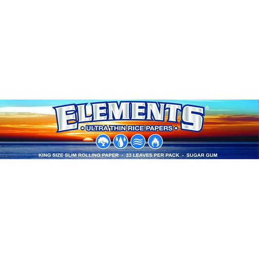 ELEMENTS KINGSIZE SLIM ROLLING PAPERS