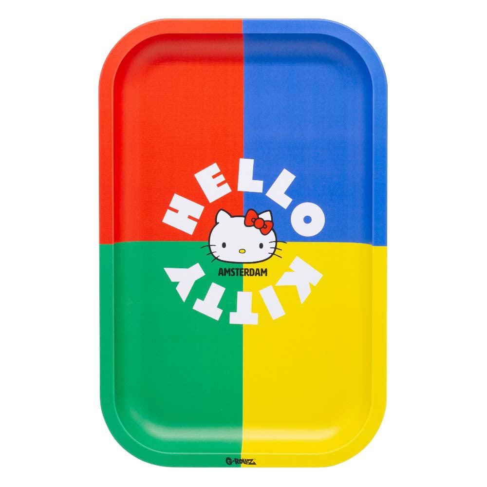 HELLO KITTY "CLASSIC AMSTERDAM" METAL ROLLING TRAY BY G-ROLLZ - MEDIUM