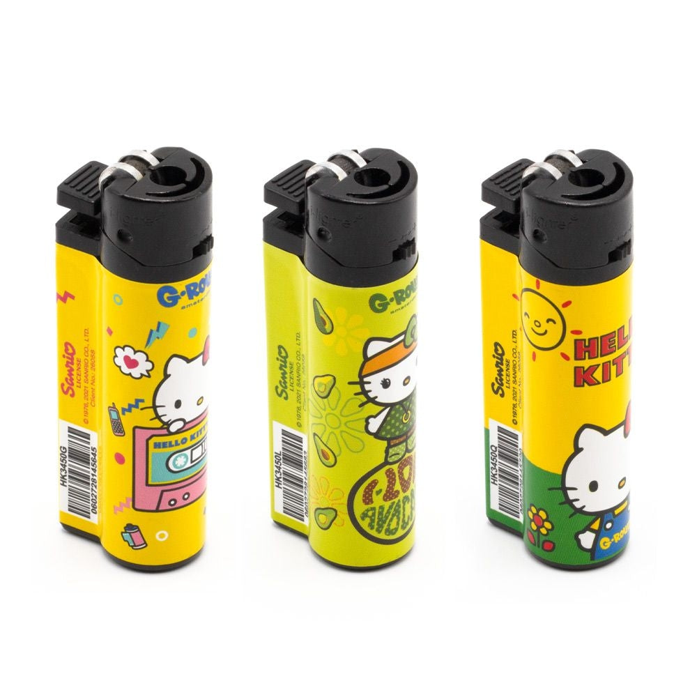 G-ROLLZ HELLO KITTY LIGHTERS - CLASSIC RETRO DESIGNS