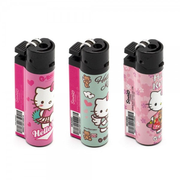 HELLO KITTY LIGHTERS - PINK LOVE DESIGNS