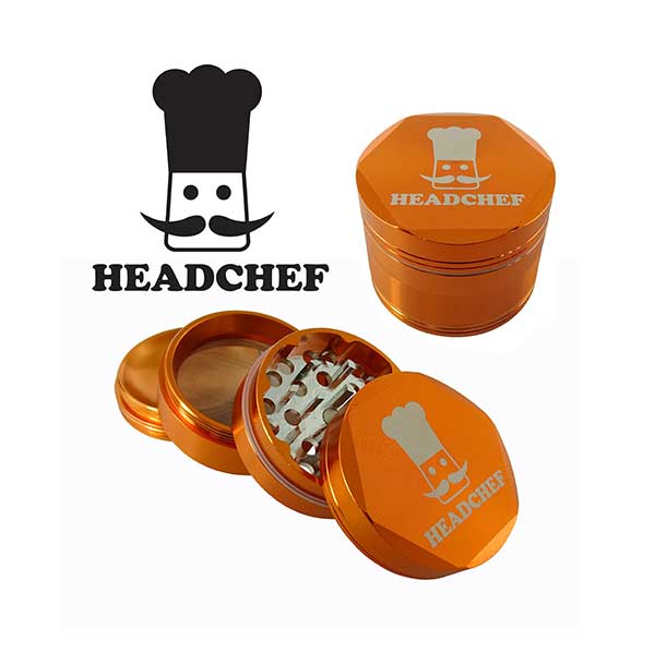 HEADCHEF ORIGINAL HEXCELLENCE 4 PIECE GRINDER 55mm