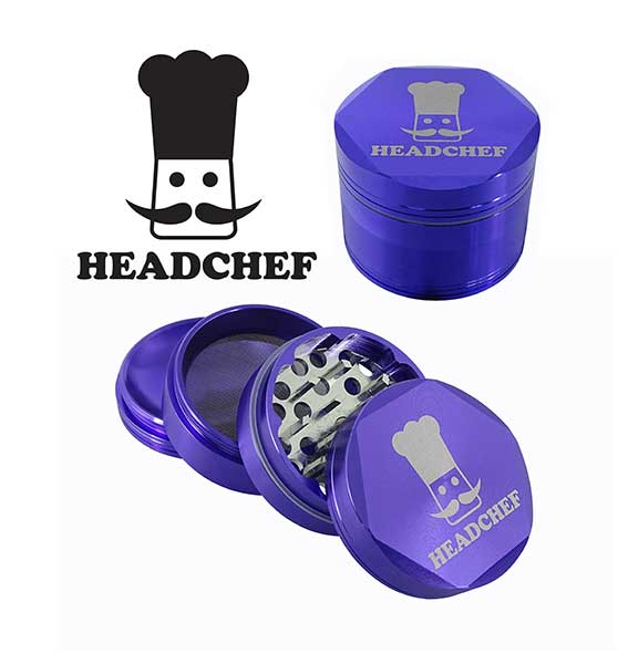 HEADCHEF ORIGINAL HEXCELLENCE 4 PIECE GRINDER 55mm