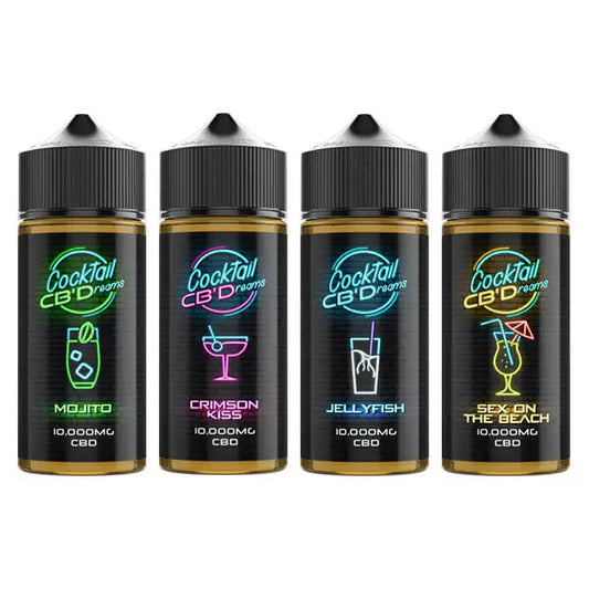 COCKTAIL CBDREAMS CBD E-LIQUID 10,000mg IN 100ml BOTTLE