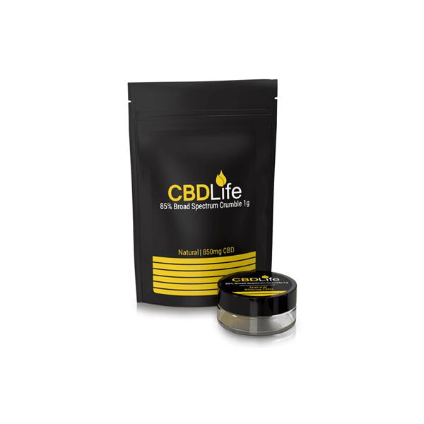 CBDLife 850mg CBD CRUMBLE 1g BROAD SPECTRUM