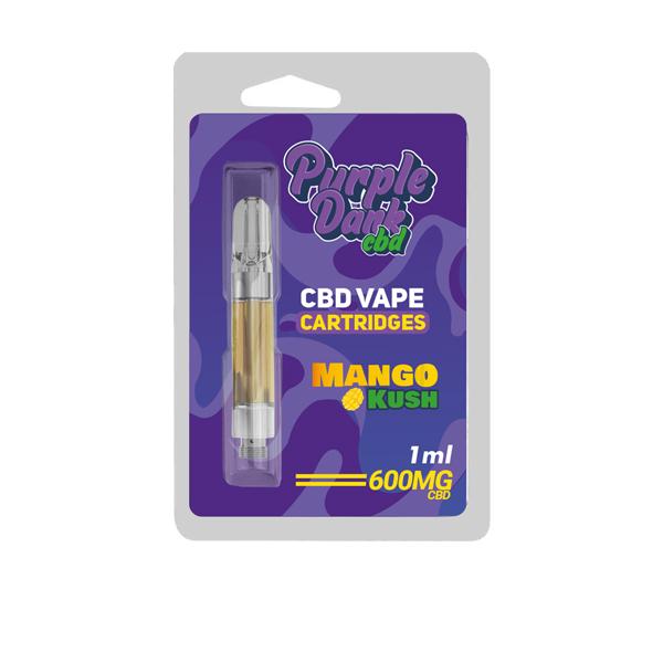 PURPLE DABZ - CBD VAPE CARTRIDGE - MANGO KUSH FLAVOUR