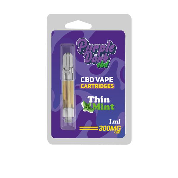 PURPLE DABZ - CBD VAPE CARTRIDGE - THIN MINT FLAVOUR