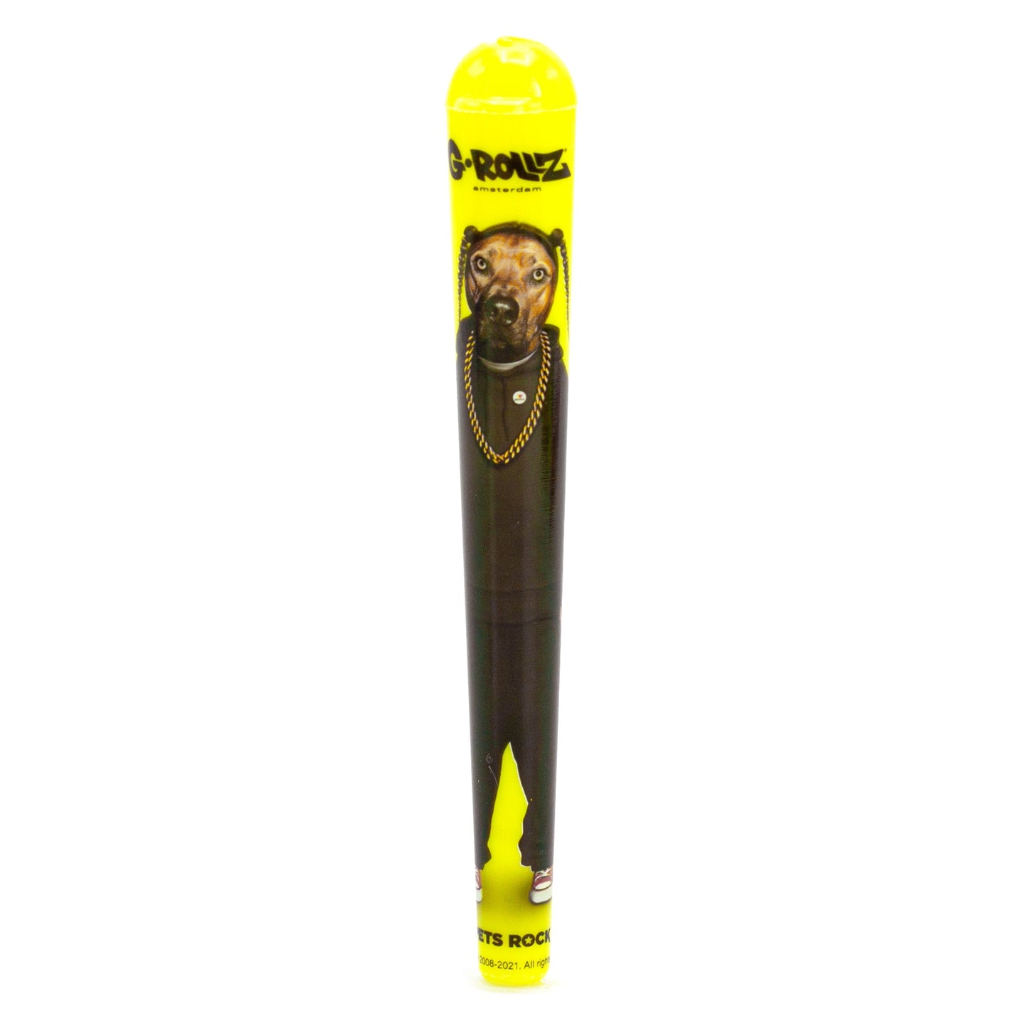 PETS ROCK KINGSIZE CIGARETTE HOLDER "YELLOW SNOOP DOG" G-ROLLZ