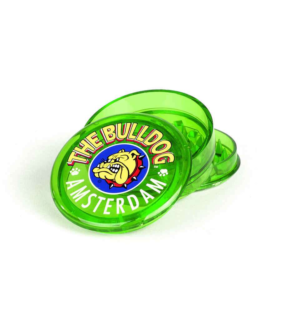 BULLDOG AMSTERDAM 3 PART ACRYLIC 60mm GRINDERS - ALL COLOURS