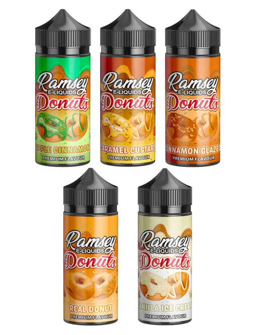 RAMSEY DONUTS 100ml SHORTFILL E-LIQUIDS