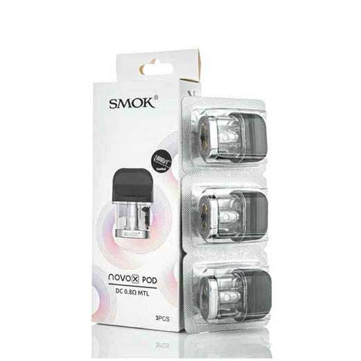 SMOK NOVO X REPLACEMENT PODS - DC 0.8ohm MTL