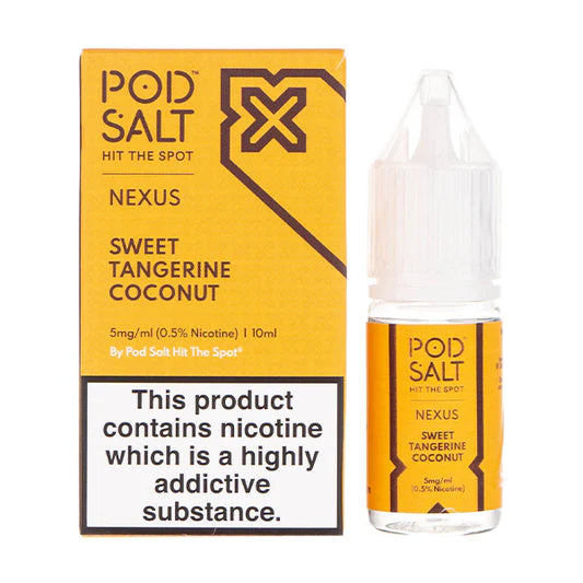 POD SALT NEXUS 10mg NIC SALTS - 10ml CHOOSE FLAVOUR