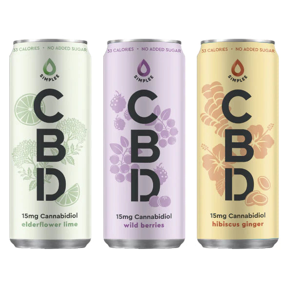 SIMPLEE CBD 15mg CBD DRINKS - CHOOSE FLAVOUR