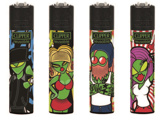 CLIPPER LIGHTERS - UFO LIFE ALIENS