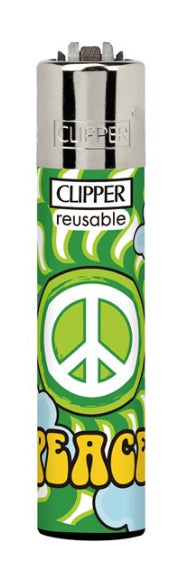 CLIPPER LIGHTERS - PEACE & LOVE