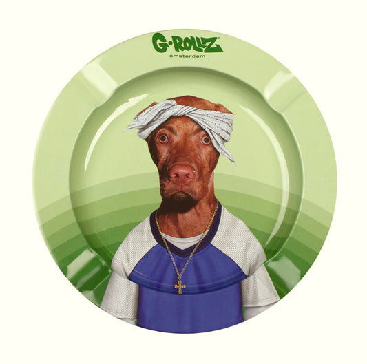 G-ROLLZ PETS ROCK ASHTRAY - 2PAC RAP DOG