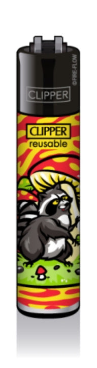 CLIPPER LIGHTERS - SHROOMS #9 - ANIMALS & MUSHROOMS
