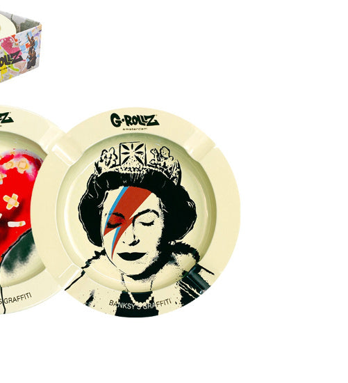 G-ROLLZ BANKSY GRAFFITI ASHTRAY - LIZZIE STARDUST