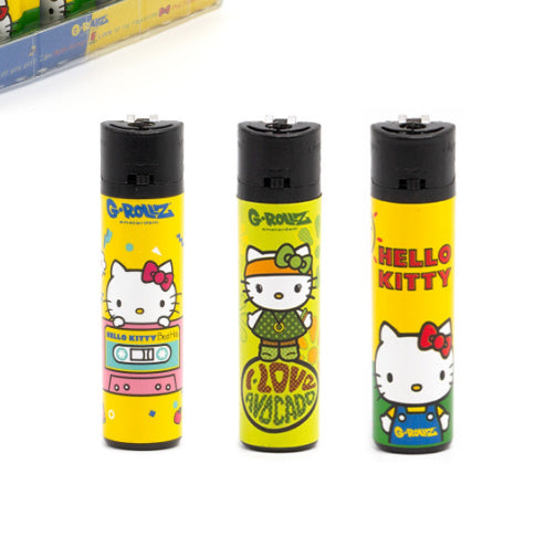 G-ROLLZ HELLO KITTY LIGHTERS - CLASSIC RETRO DESIGNS