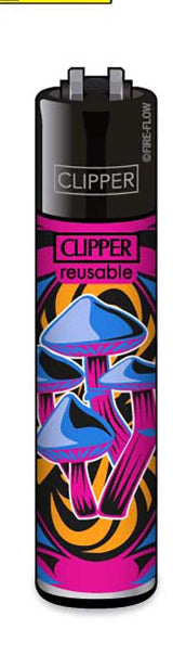 CLIPPER LIGHTERS - MUSHROOMS