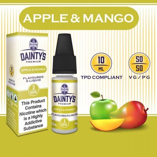 DAINTY'S 10ml - APPLE AND MANGO 50/50 E-LIQUID