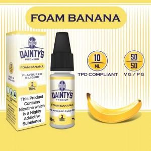 DAINTY'S 10ml - FOAM BANANAS 50/50 E-LIQUID