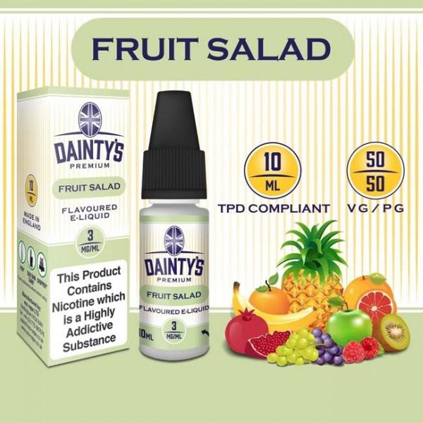 DAINTY'S 10ml - FRUIT SALAD 50/50 E-LIQUID