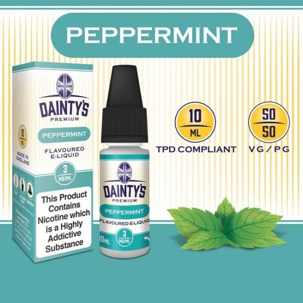 DAINTY'S 10ml - PEPPERMINT 50/50 E-LIQUID