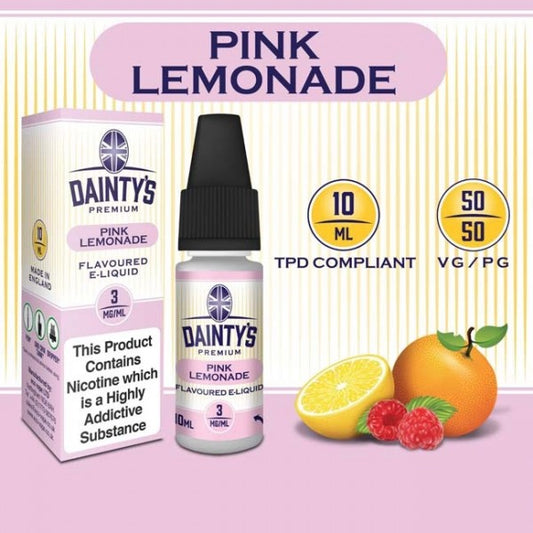 DAINTY'S 10ml - PINK LEMONADE 50/50 E-LIQUID