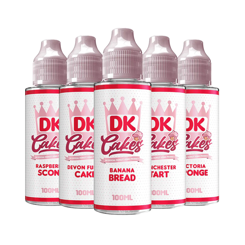 DK CAKES 100ml SHORTFILL E-LIQUIDS