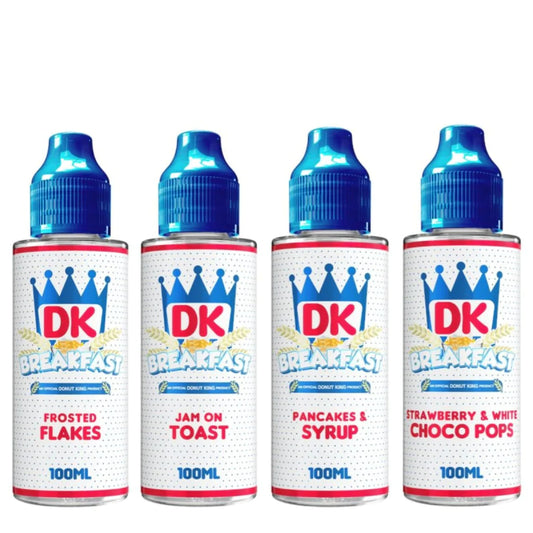 DK BREAKFAST 100ml SHORTFILL E-LIQUIDS BY DONUT KING