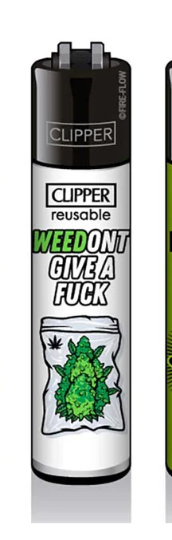 CLIPPER LIGHTERS - WEED PHRASES - LETS GET LIT
