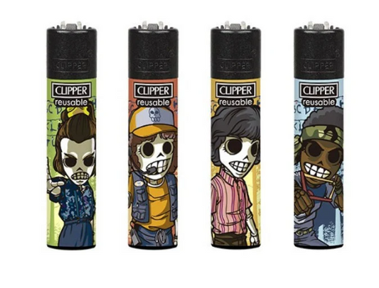 CLIPPER LIGHTERS - STRANGE STUFF SKELETONS